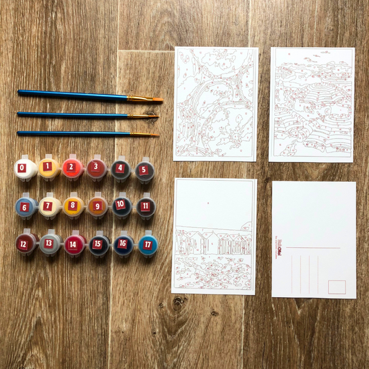 Box d'Août : Carte postale peinture numéro