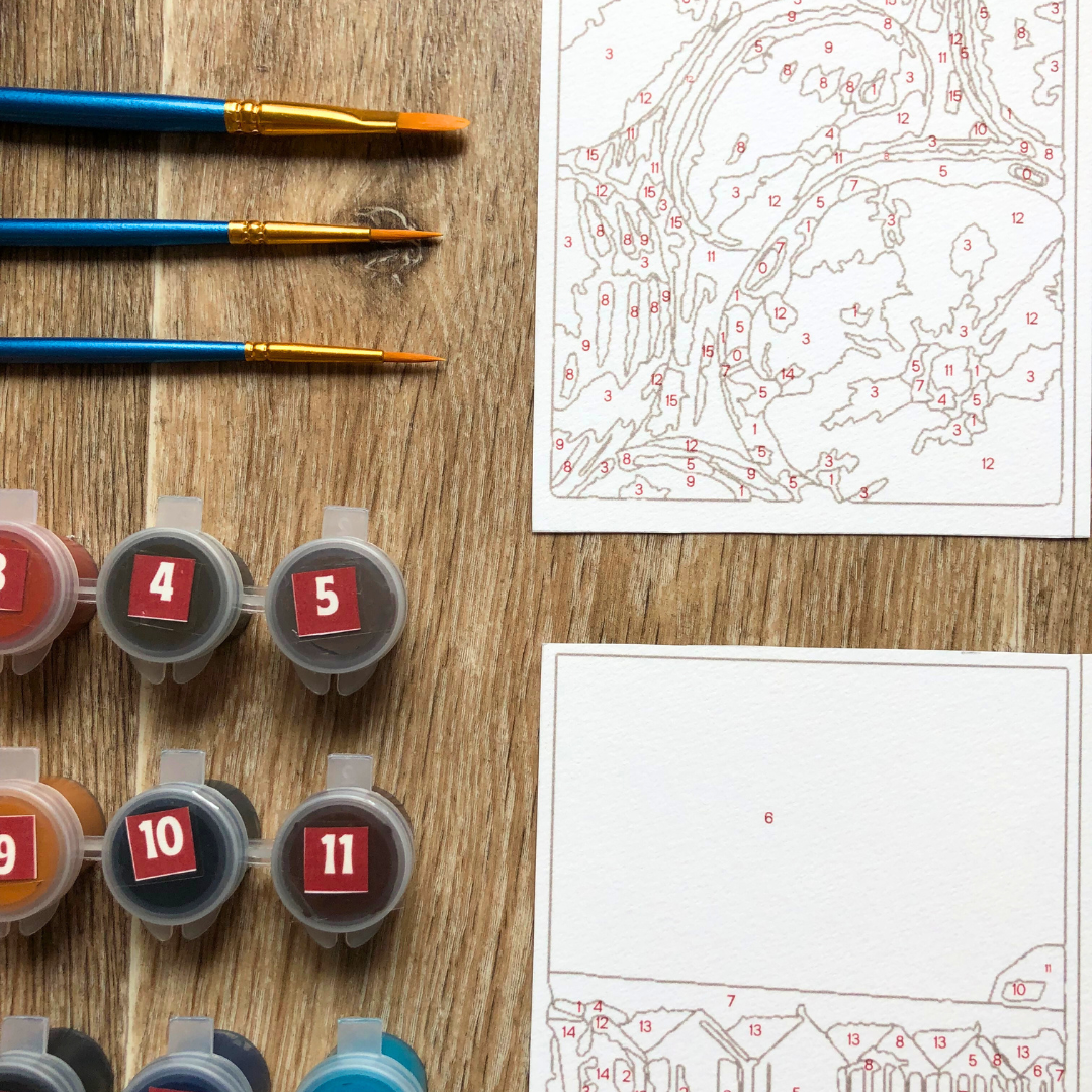 Box d'Août : Carte postale peinture numéro