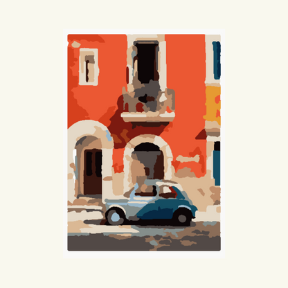 Box d'Août : Carte postale peinture numéro
