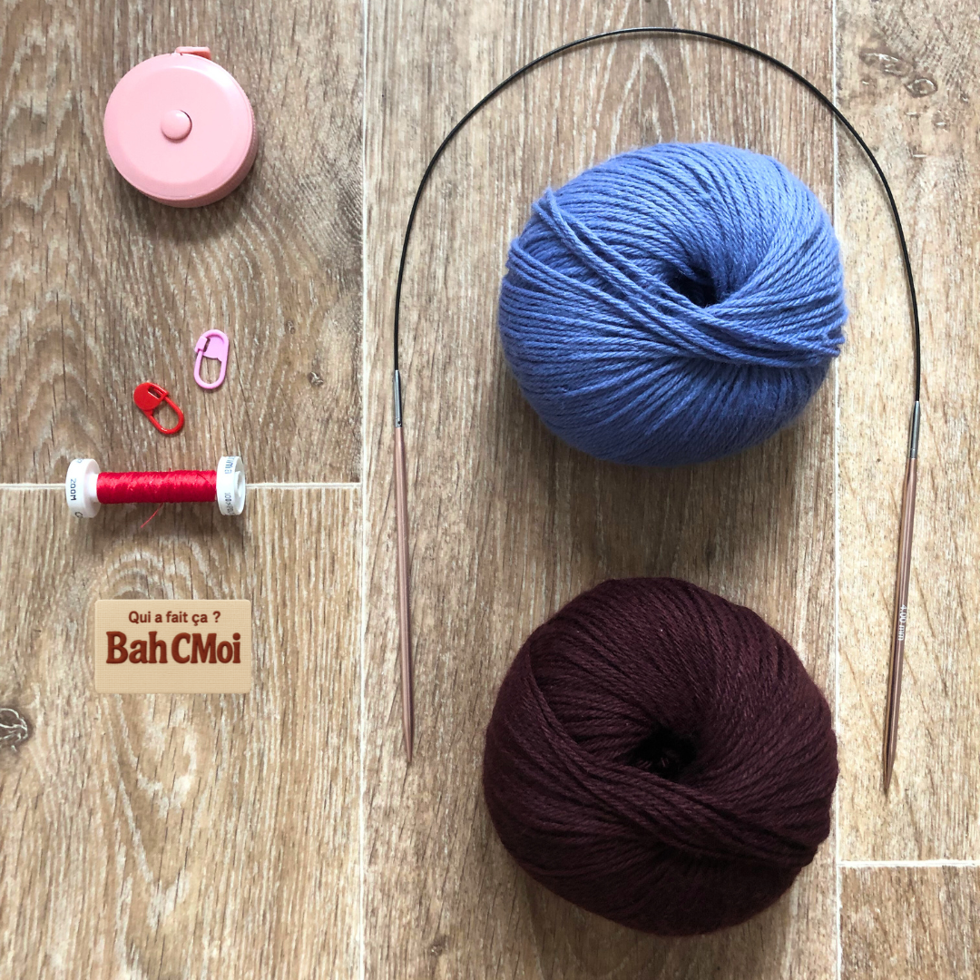 Box bonnet tricot - kit DIY hiver