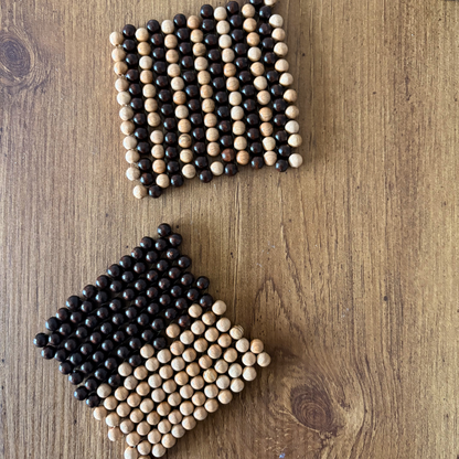 Mini Box - Dessous de verre en perles