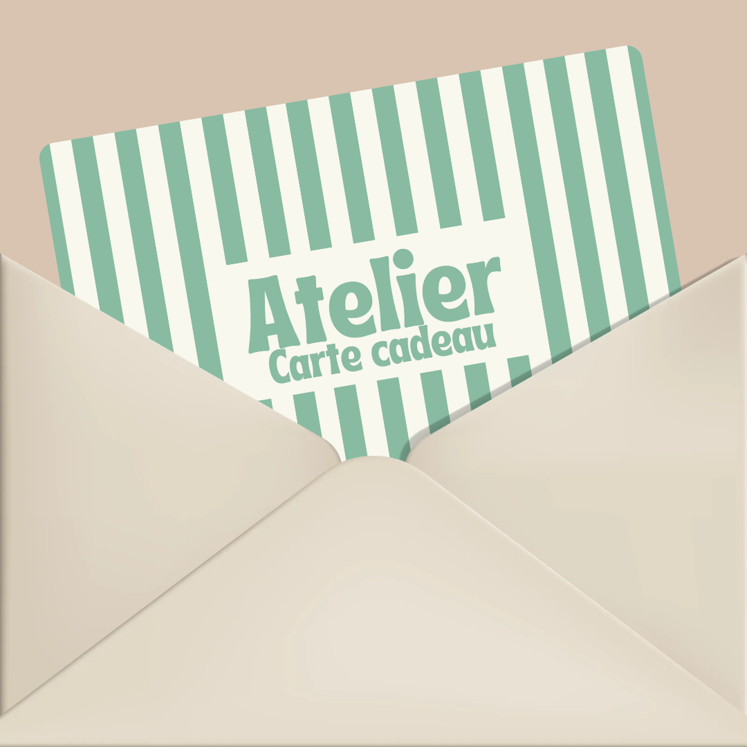 Carte cadeau atelier créatif 🎨