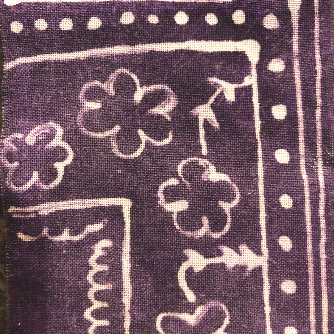 kit foulard en soie violet